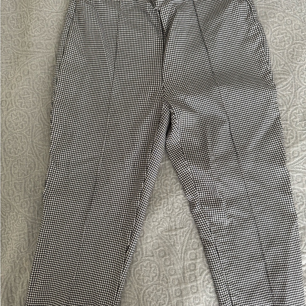 Men's Black and White Checkered Pants